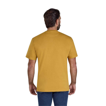 Mustard - Back - Raging Bull Mens Life Is An Adventure Mountain T-Shirt