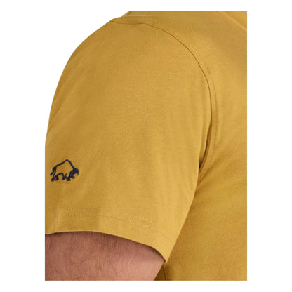 Mustard - Side - Raging Bull Mens Life Is An Adventure Mountain T-Shirt