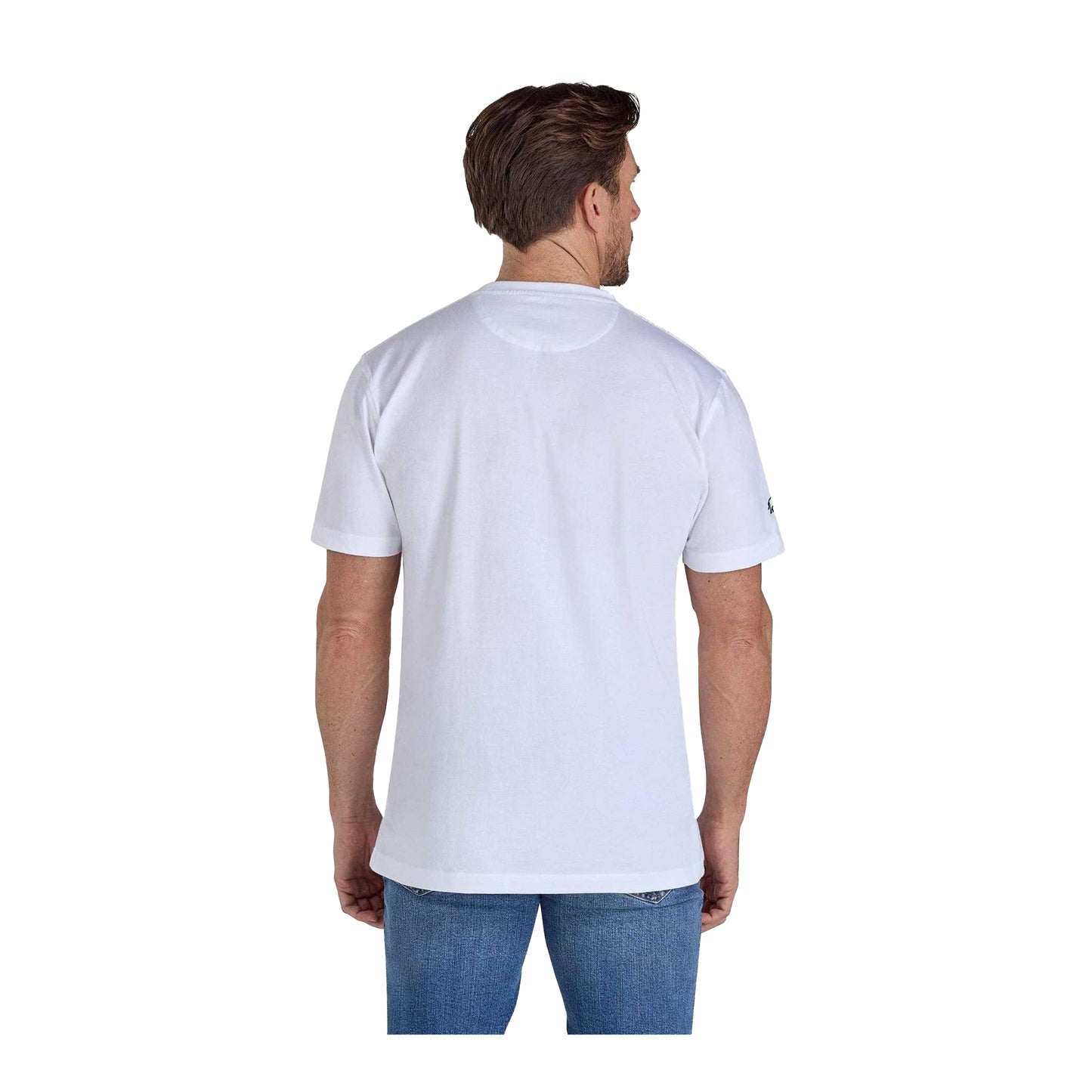 White - Back - Raging Bull Mens Bully Boy Biker T-Shirt