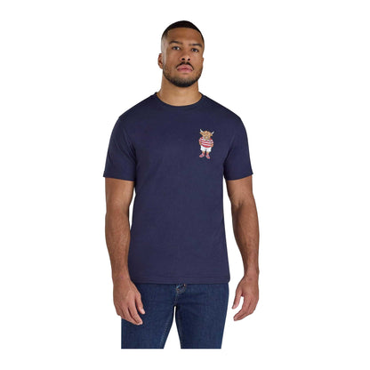 Navy - Front - Raging Bull Mens Bully Boy T-Shirt