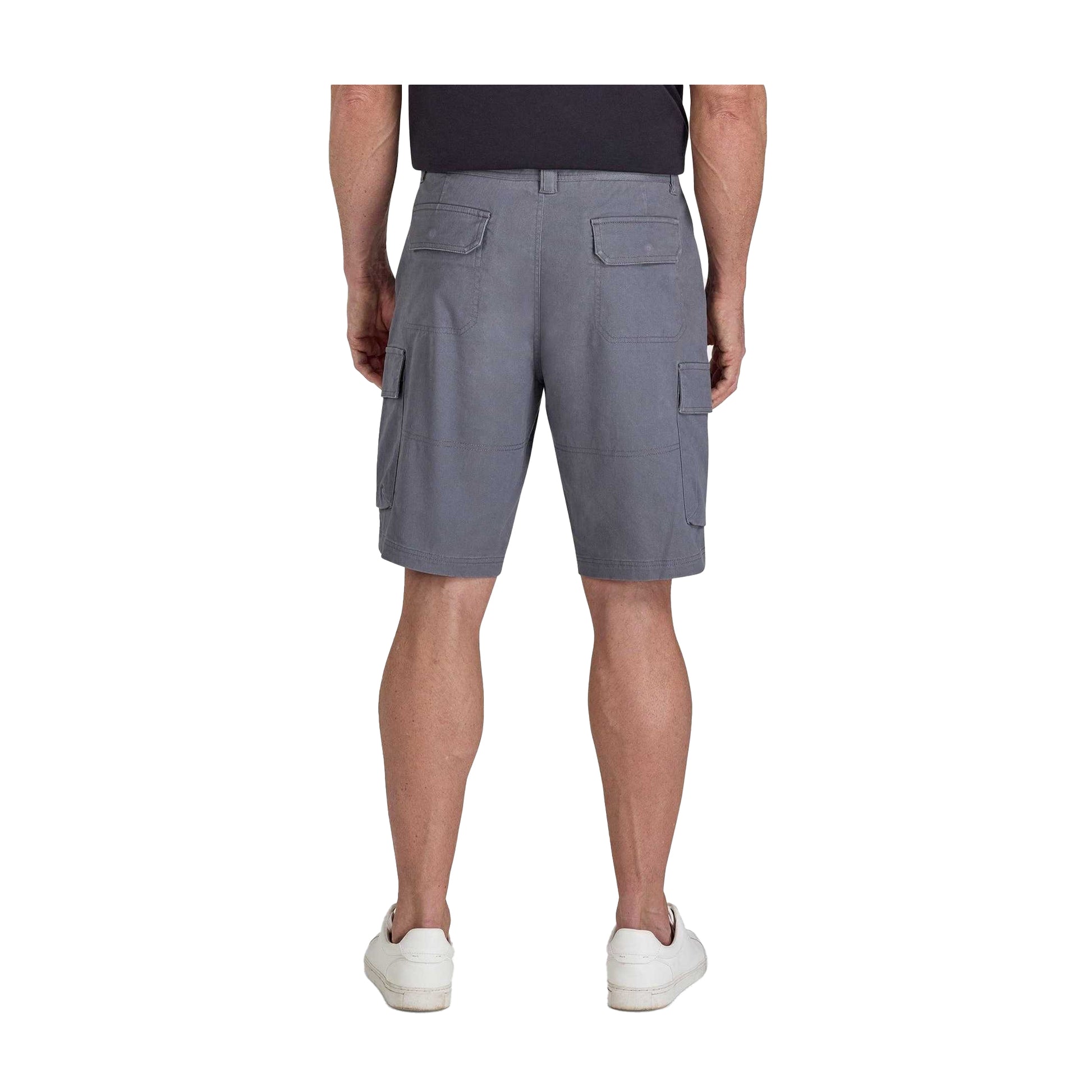 Frost Grey - Back - Raging Bull Mens Classic Cargo Shorts