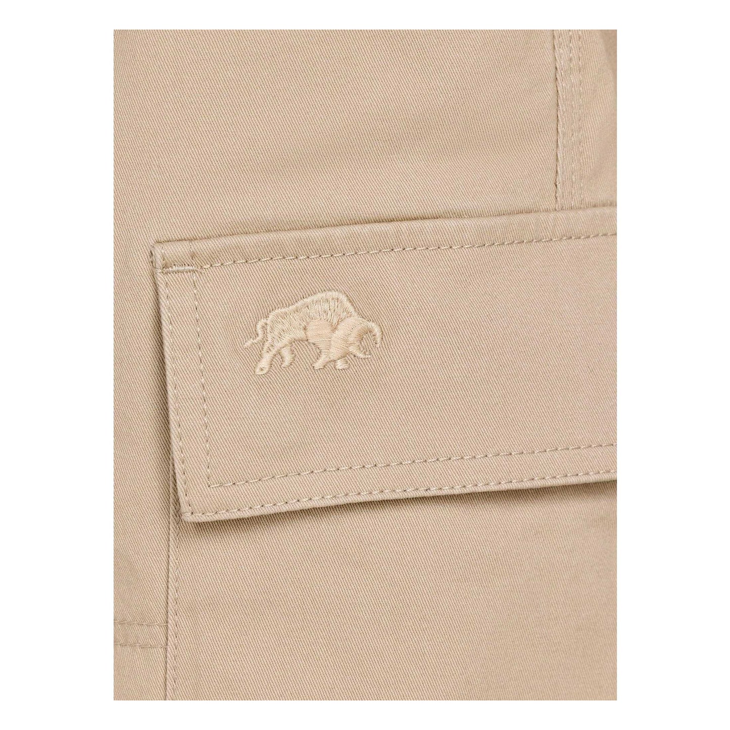 Tan - Side - Raging Bull Mens Classic Cargo Shorts