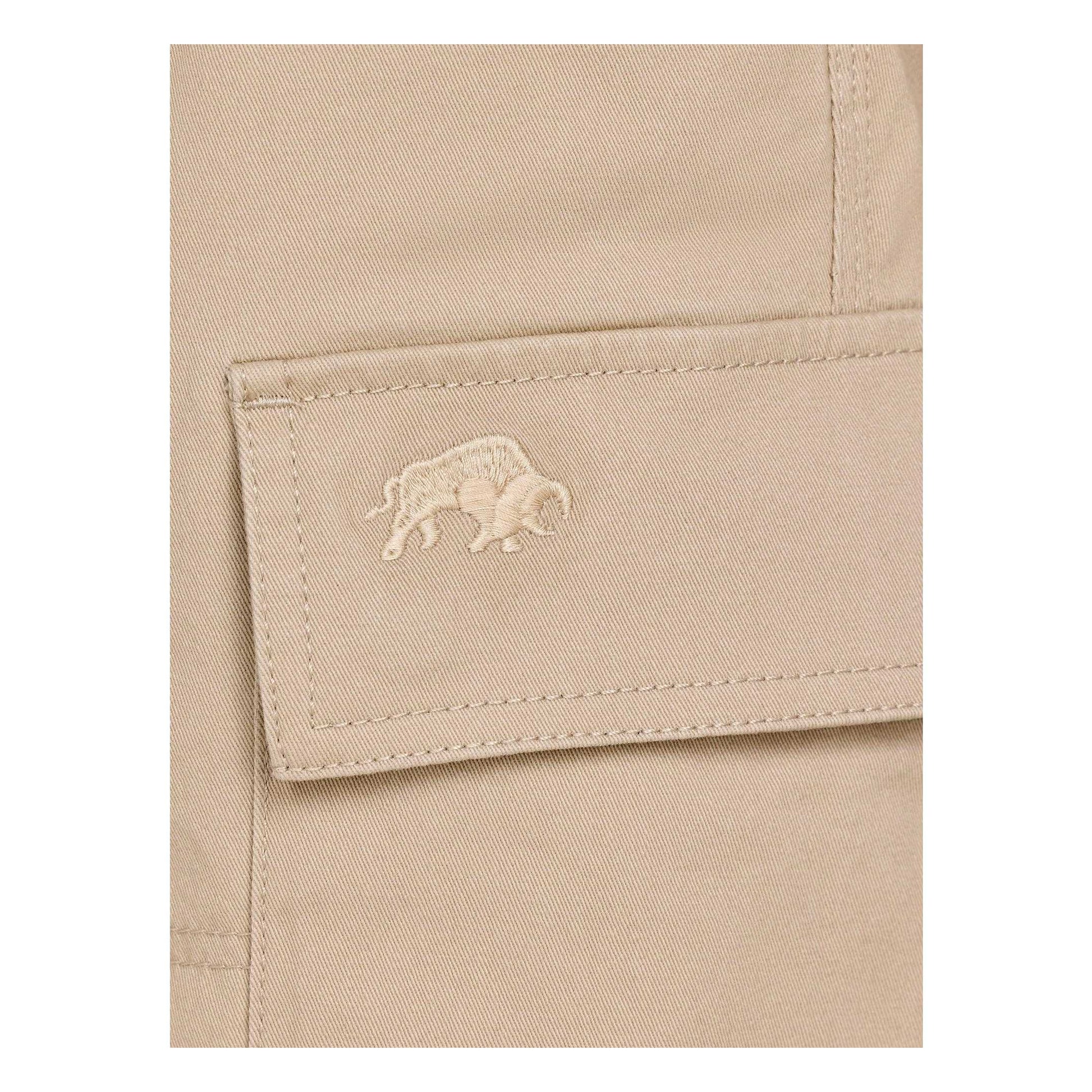 Tan - Side - Raging Bull Mens Classic Cargo Shorts