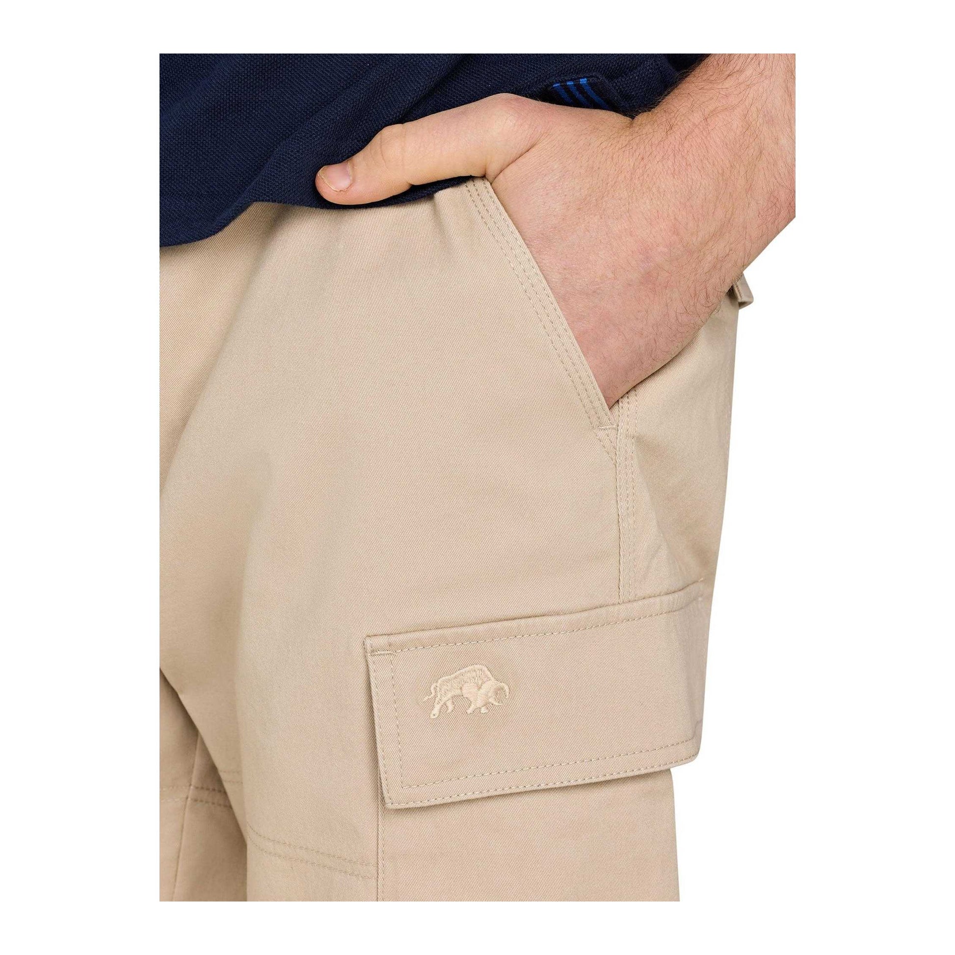 Tan - Lifestyle - Raging Bull Mens Classic Cargo Shorts