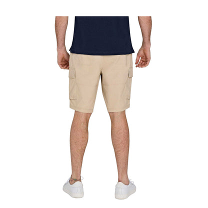 Tan - Back - Raging Bull Mens Classic Cargo Shorts