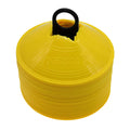 Yellow - Front - Precision Saucer Cones (Pack Of 50)