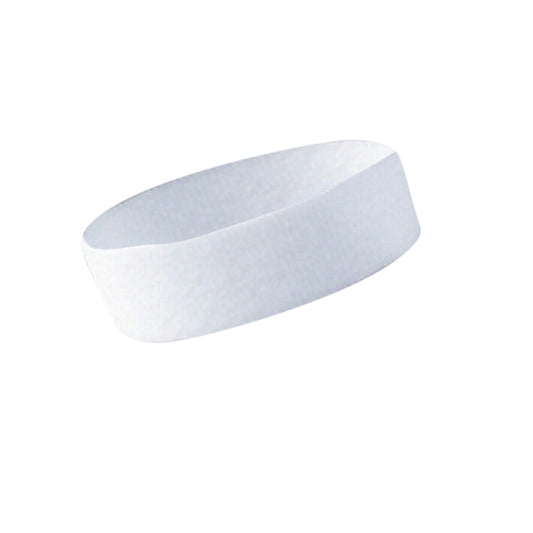 White - Front - Precision Net Ties (Pack of 24)