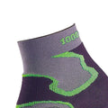 Grey-Black-Green - Side - 1000 Mile Womens-Ladies Fusion Socks