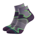 Grey-Black-Green - Back - 1000 Mile Mens Fusion Socks