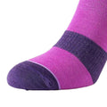Fuchsia - Side - 1000 Mile Womens-Ladies Approach Walking Socks