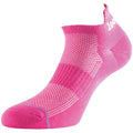 Hot Pink - Front - 1000 Mile Womens-Ladies Ultimate Liner Socks