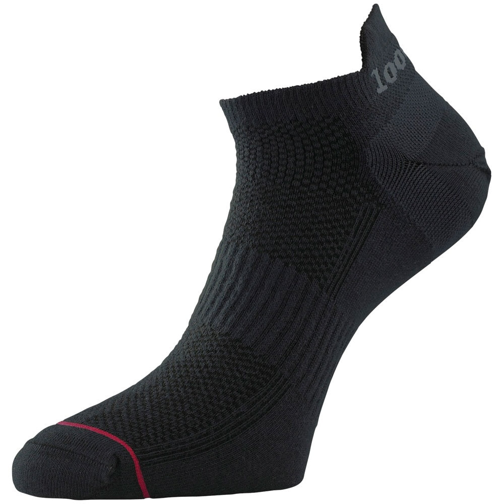 Black - Front - 1000 Mile Mens Ultimate Liner Socks