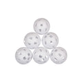 White - Side - Masters Airflow Practice Golf Balls (Pack of 6)