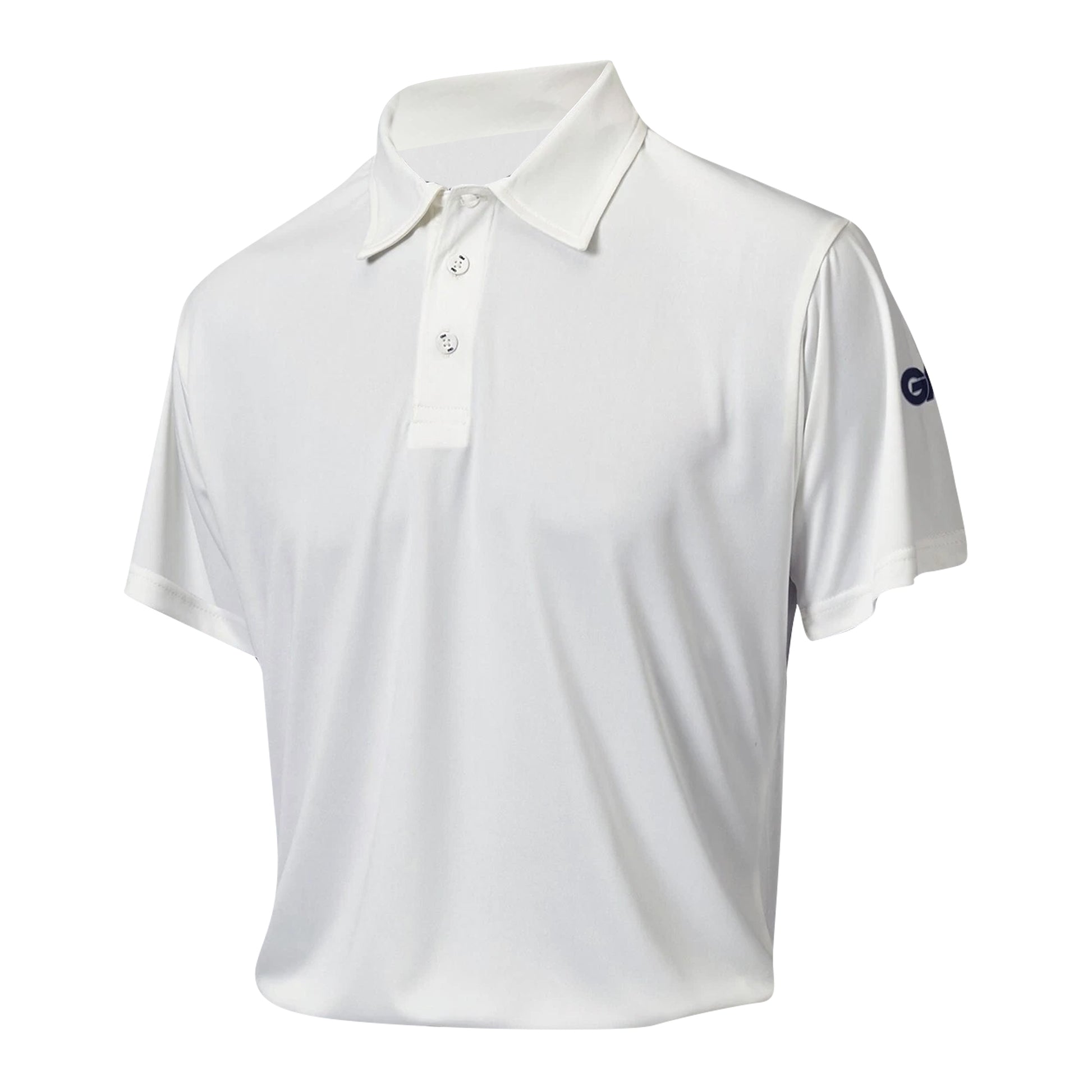 White - Front - Gunn And Moore Unisex Adult Maestro Cricket Shirt