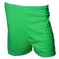 Green - Front - Precision Childrens-Kids Micro-Stripe Football Shorts