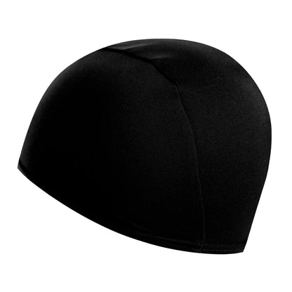 Black - Back - Speedo Unisex Adult Polyester Swim Cap
