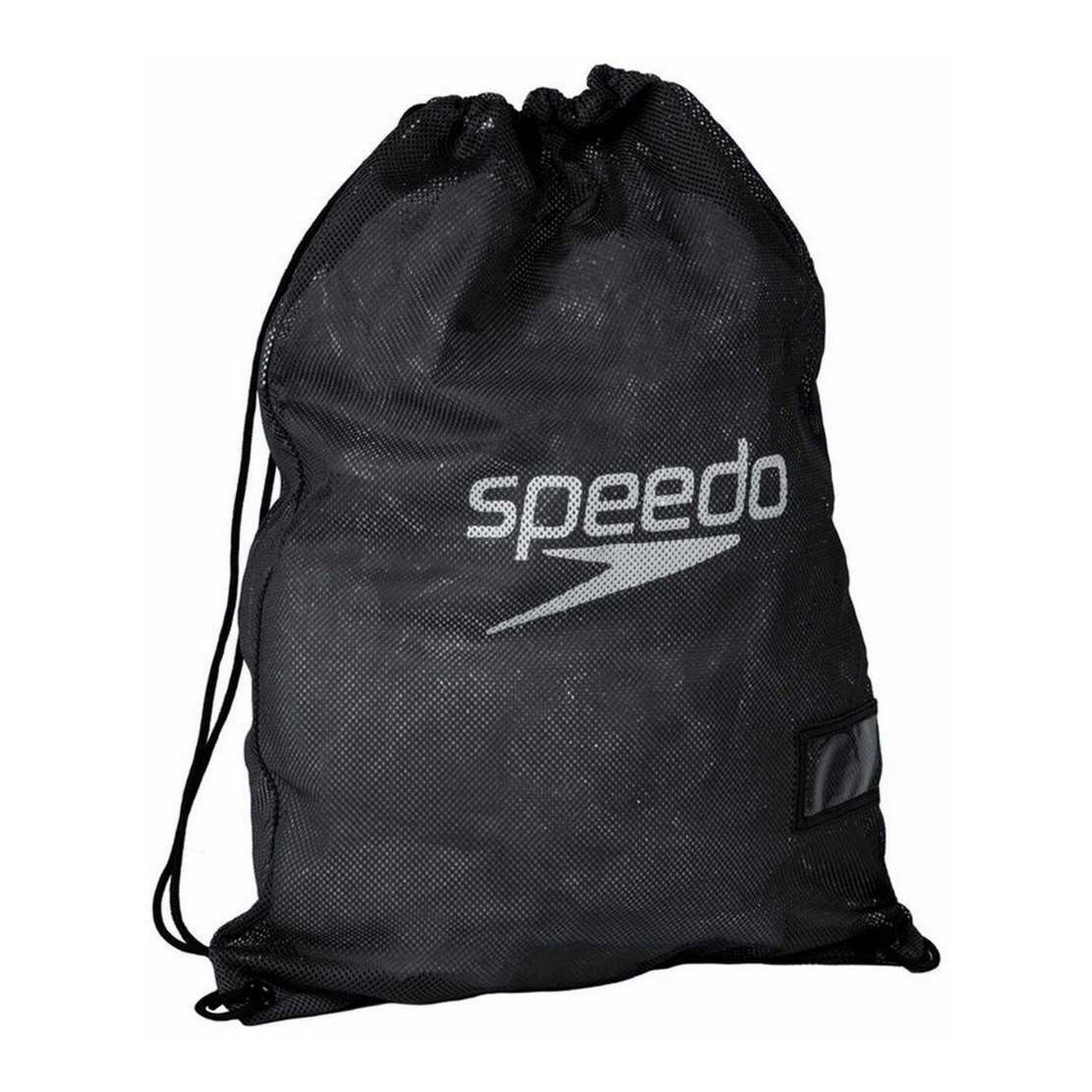 Black - Back - Speedo Mesh Kit Bag