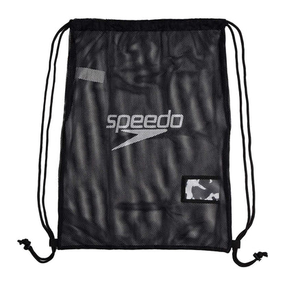Black - Front - Speedo Mesh Kit Bag