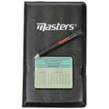 Black - Front - Masters Golf Score Card Holder