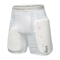 White - Back - Kookaburra Unisex Adult Cricket Padded Shorts