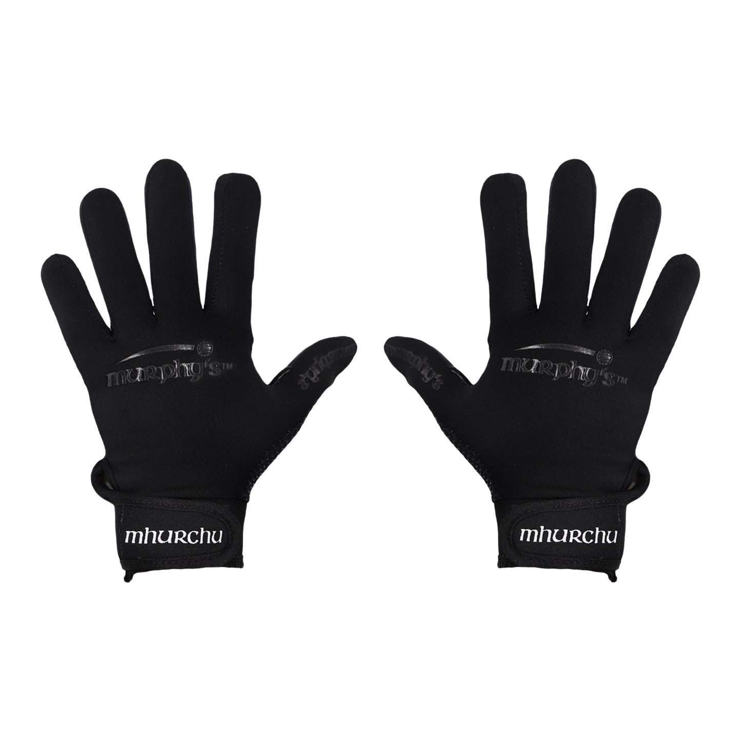 Black - Back - Murphys Unisex Adult Gaelic Gloves