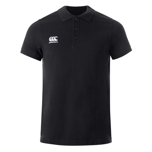 Black - Front - Canterbury Unisex Adult Polo Shirt