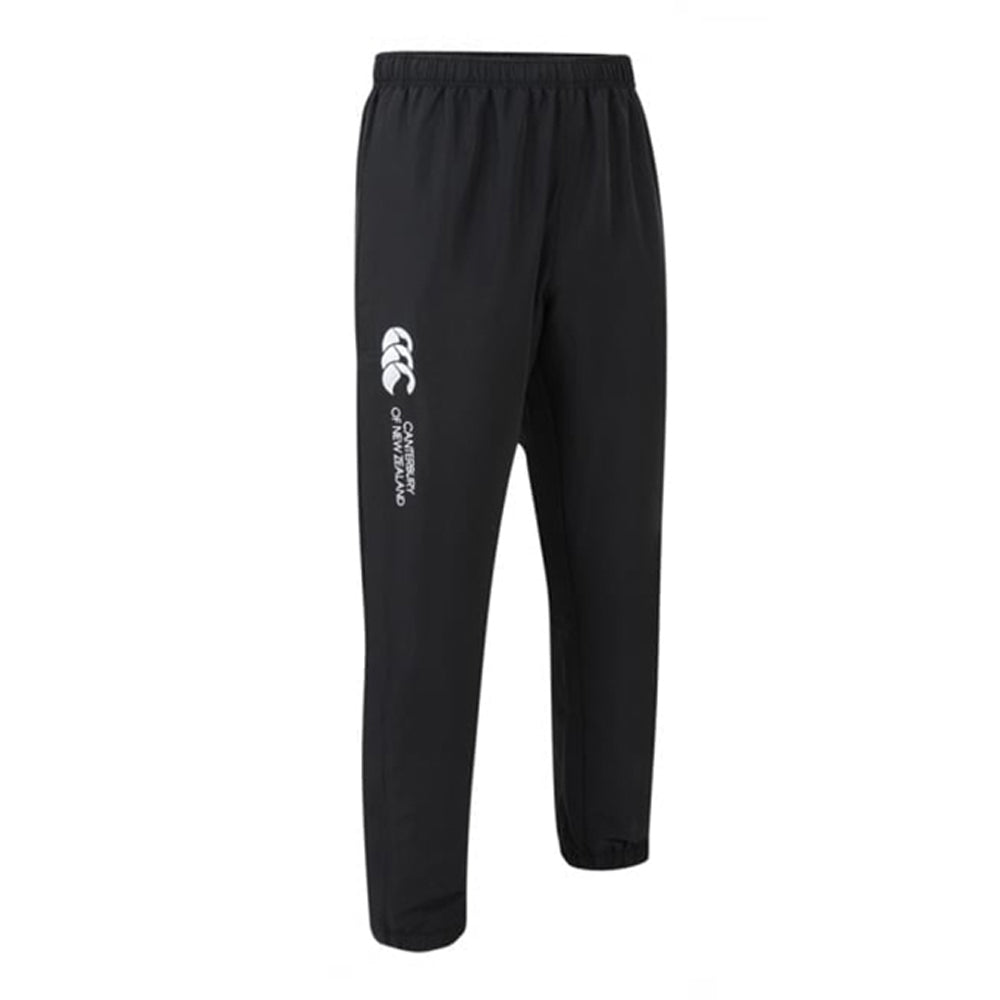 Black-White - Side - Canterbury Unisex Adult Cuffed Ankle Tracksuit Bottoms