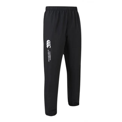 Black-White - Side - Canterbury Unisex Adult Cuffed Ankle Tracksuit Bottoms