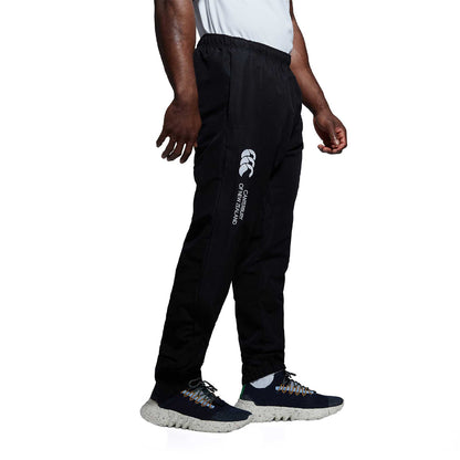 Black-White - Lifestyle - Canterbury Unisex Adult Cuffed Ankle Tracksuit Bottoms