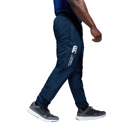 Navy-White - Back - Canterbury Unisex Adult Cuffed Ankle Tracksuit Bottoms