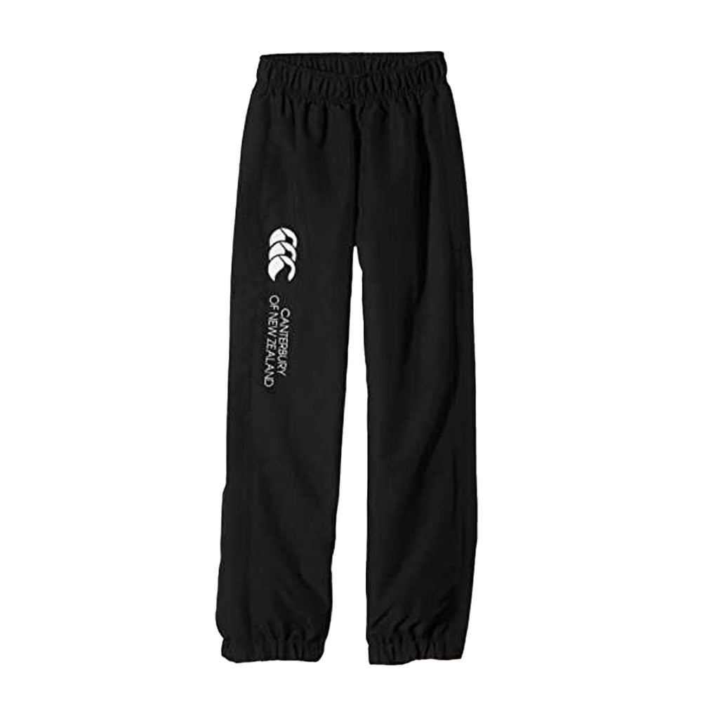 Black-White - Front - Canterbury Unisex Adult Cuffed Ankle Tracksuit Bottoms