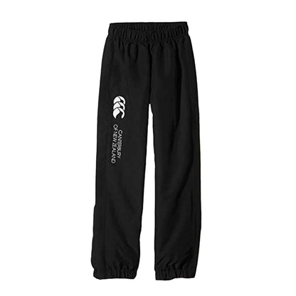 Black-White - Front - Canterbury Unisex Adult Cuffed Ankle Tracksuit Bottoms