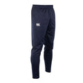 Navy - Side - Canterbury Childrens-Kids Tapered Stretch Jogging Bottoms
