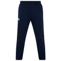 Navy - Front - Canterbury Childrens-Kids Tapered Stretch Jogging Bottoms
