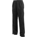 Black-White - Back - Canterbury Mens Open Hem Tracksuit Bottoms