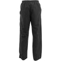 Black-White - Side - Canterbury Mens Open Hem Tracksuit Bottoms