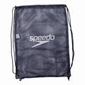 Navy - Back - Speedo Wet Kit Mesh Drawstring Bag