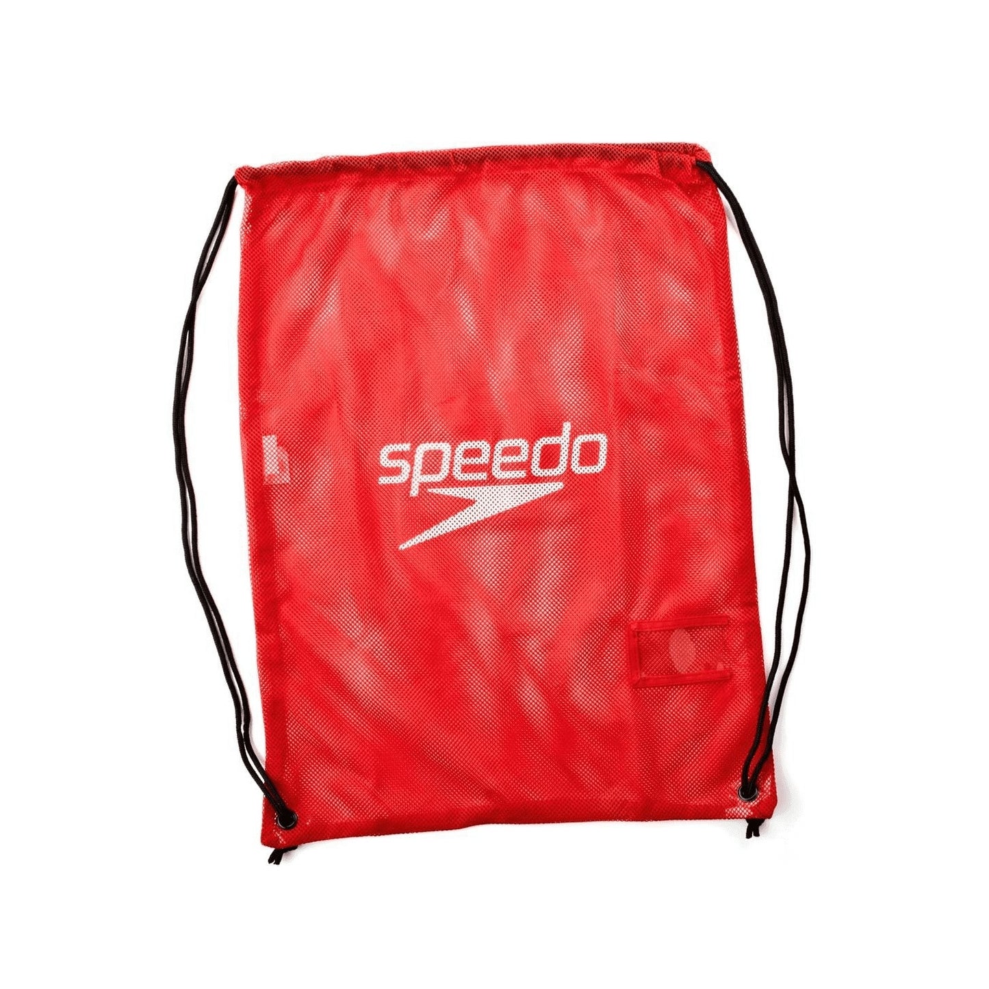 Red - Back - Speedo Wet Kit Mesh Drawstring Bag