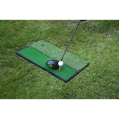 Green - Back - Precision Launch Pad 2 In 1 Golf Training Mat