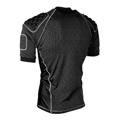 Black - Back - Rhino Unisex Adult Pro Body Protection Top