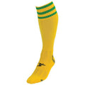 Yellow-Green - Front - Precision Unisex Adult 3 Stripe Pro Football Socks