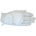 White - Front - Henselite Mens Leather Right Hand Bowls Glove