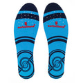 Blue-Red-Black - Front - Sorbothane Full Strike Insoles