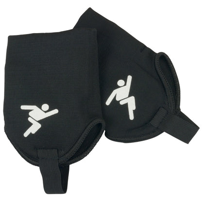 Black - Front - Precision Childrens-Kids Ankle Protectors