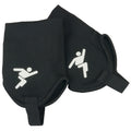 Black - Front - Precision Childrens-Kids Ankle Guards