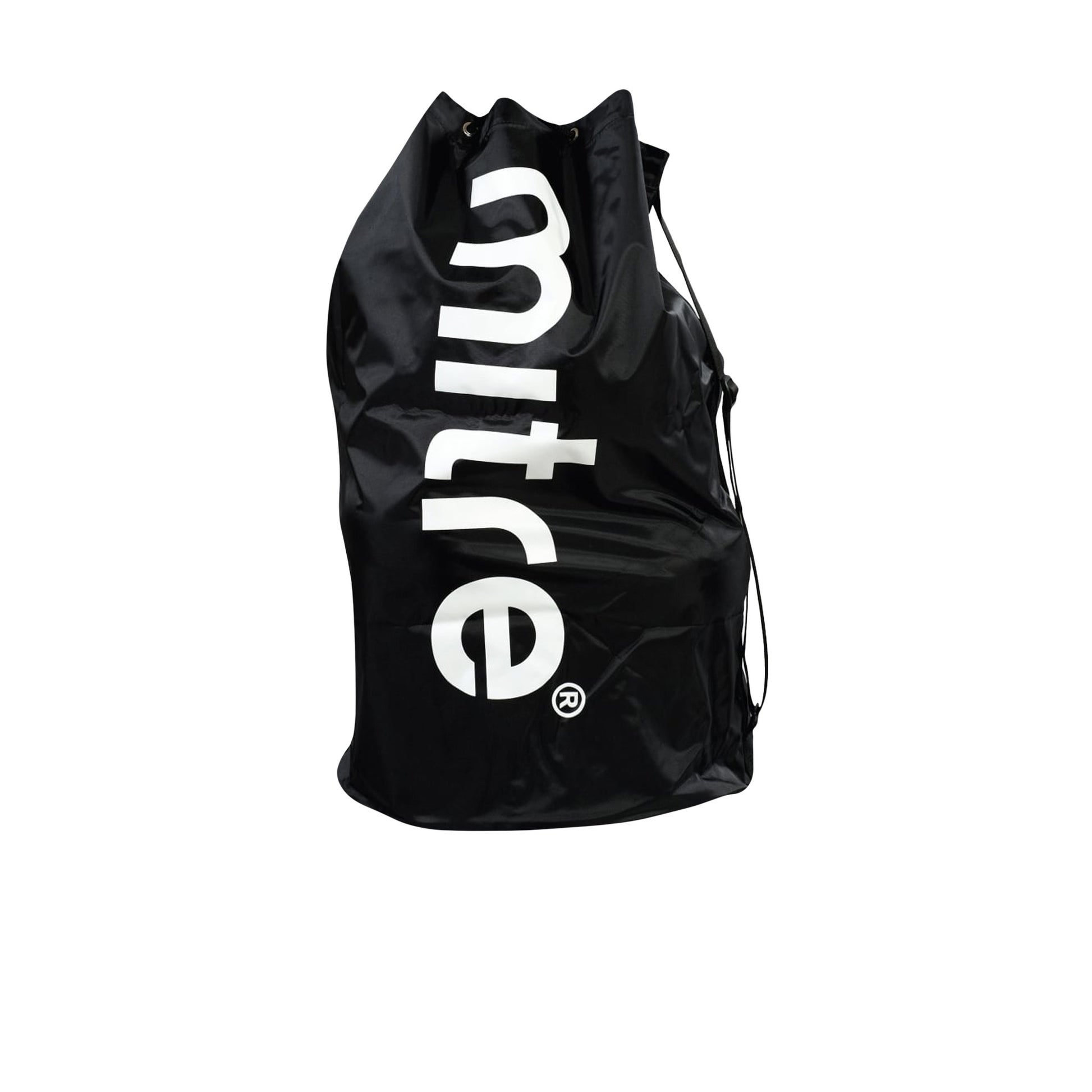 Black-White - Side - Mitre 12 Ball Football Bag