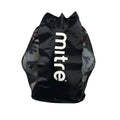 Black-White - Front - Mitre 12 Ball Football Bag