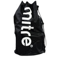 Black-White - Front - Mitre 12 Ball Football Bag