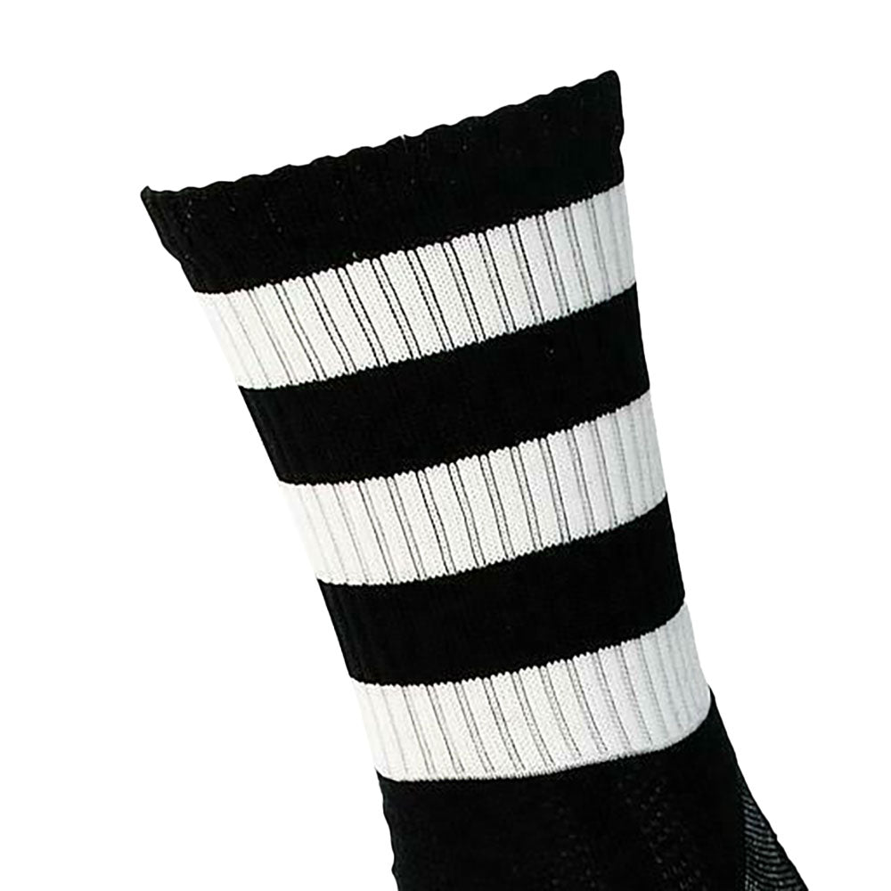 Black-White - Back - Precision Unisex Adults Pro Hooped Gaelic Mid Socks