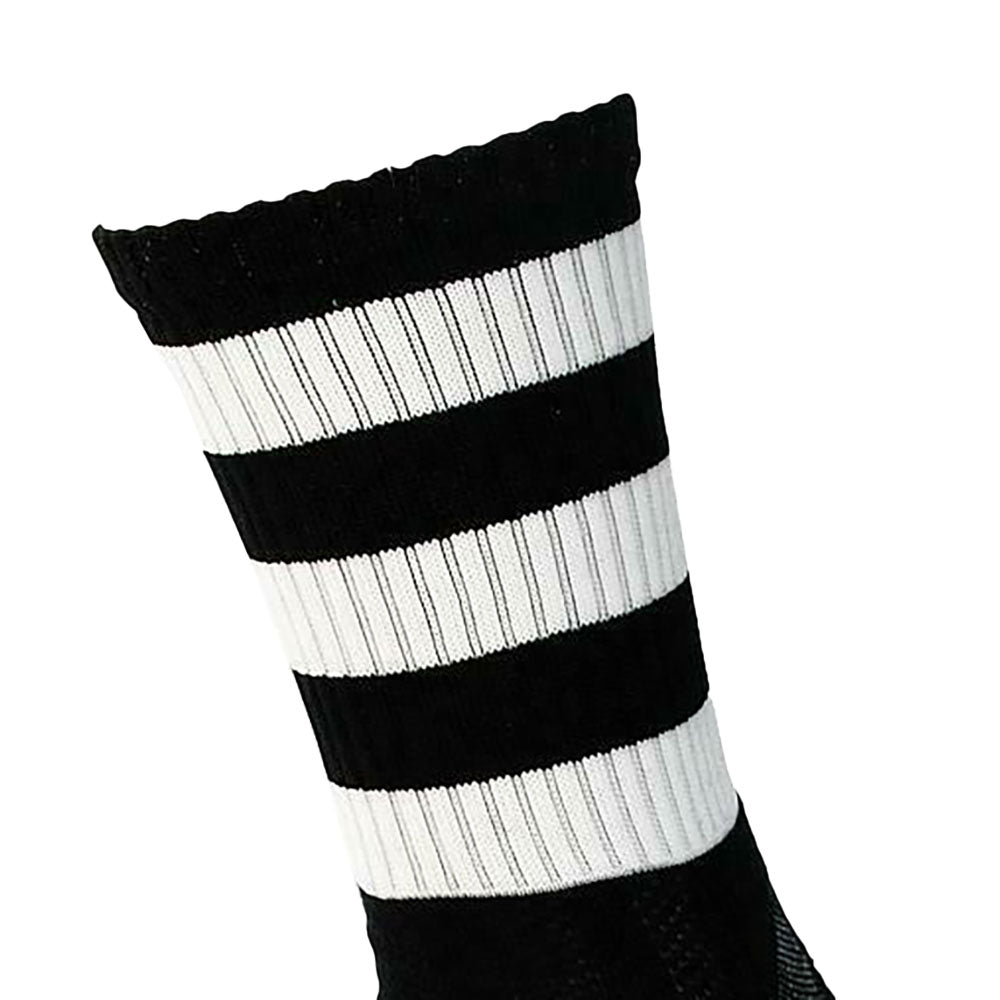 Black-White - Lifestyle - Precision Unisex Adults Pro Hooped Gaelic Mid Socks